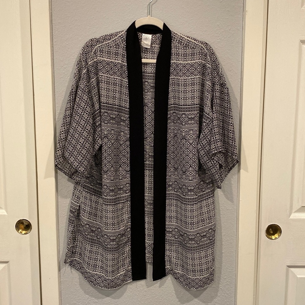Kona Sol black and white swim cover up from target small medium